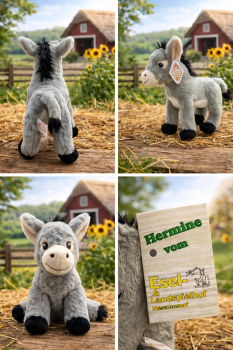 Plüschesel „Hermine“