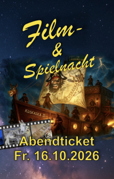 Abendticket für die Spiel- & Filmnacht am 16.10.2026